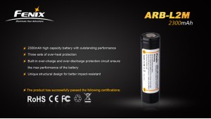 Fenix 18650 - 2300mAh - Acumulator - ARB-L2M